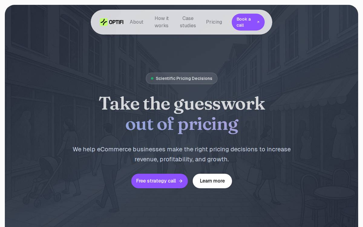 Optifi website preview