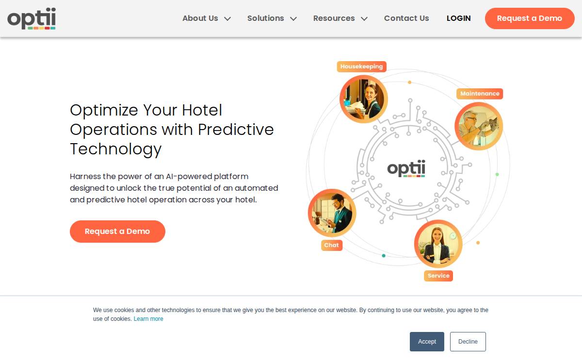 Optiisolutions website preview