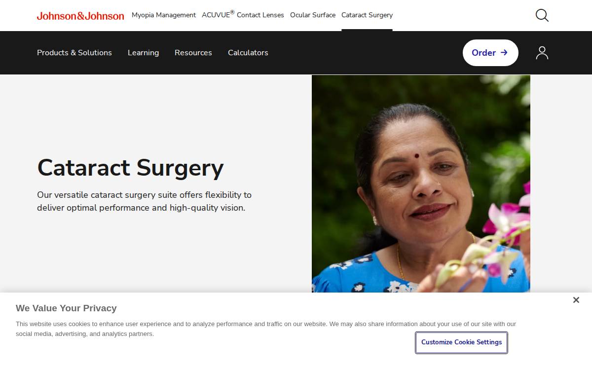 OptiMedica website preview