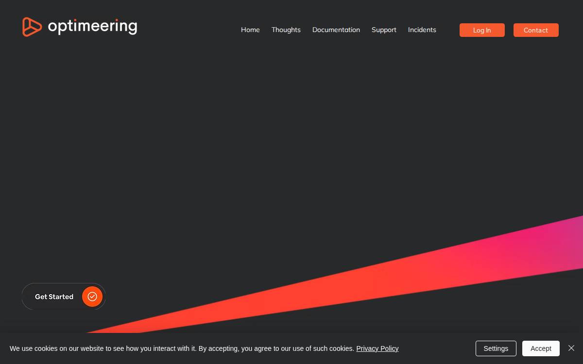 Optimeering Visit Optimeering website preview