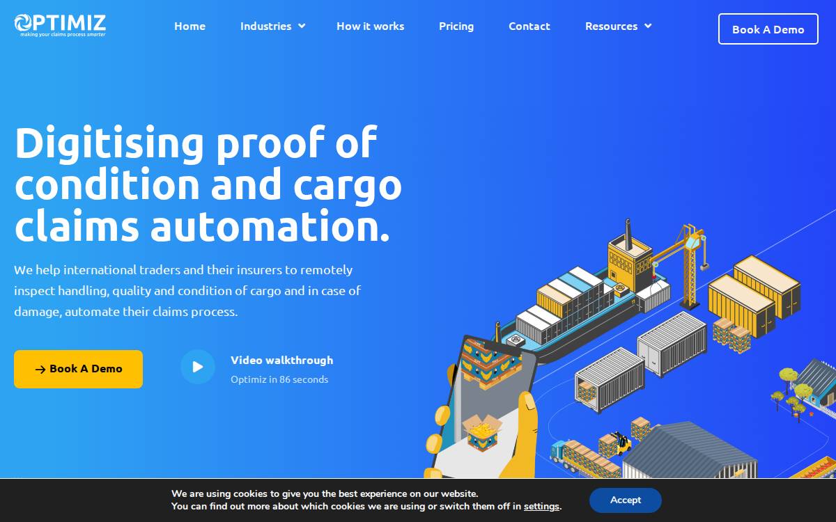 OPTIMIZ website preview
