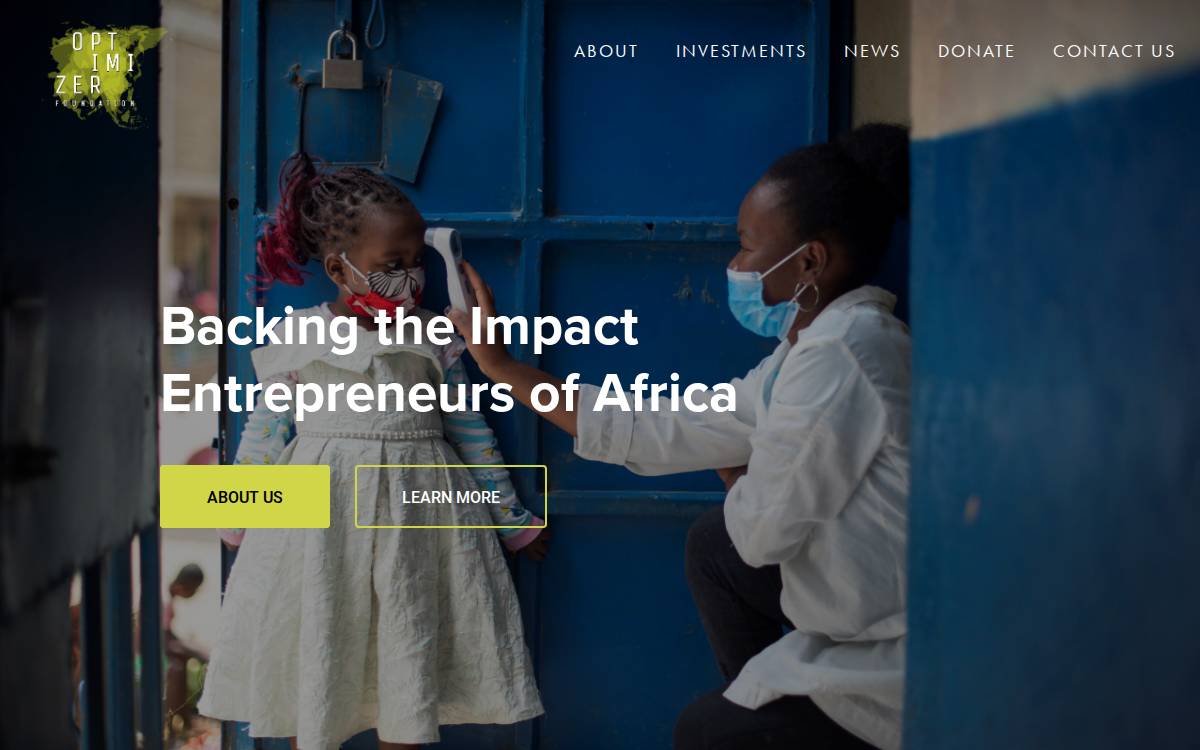 Optimizer Foundation website preview
