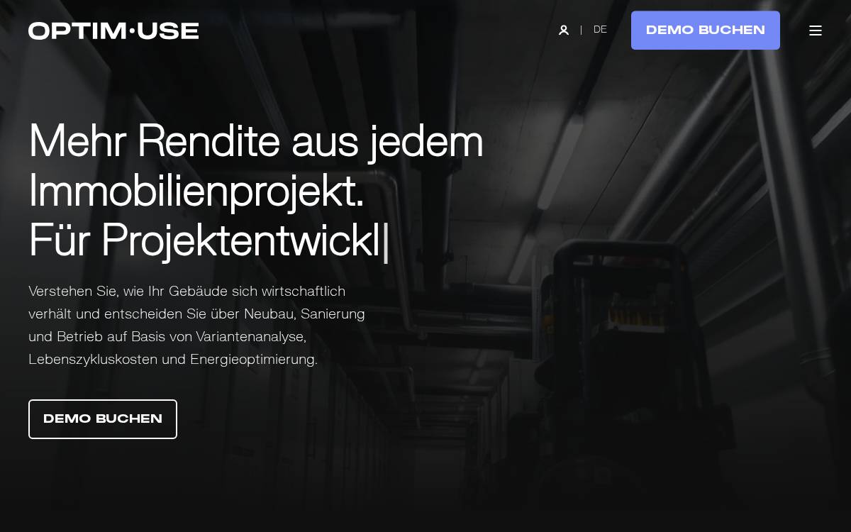 Optimuse website preview