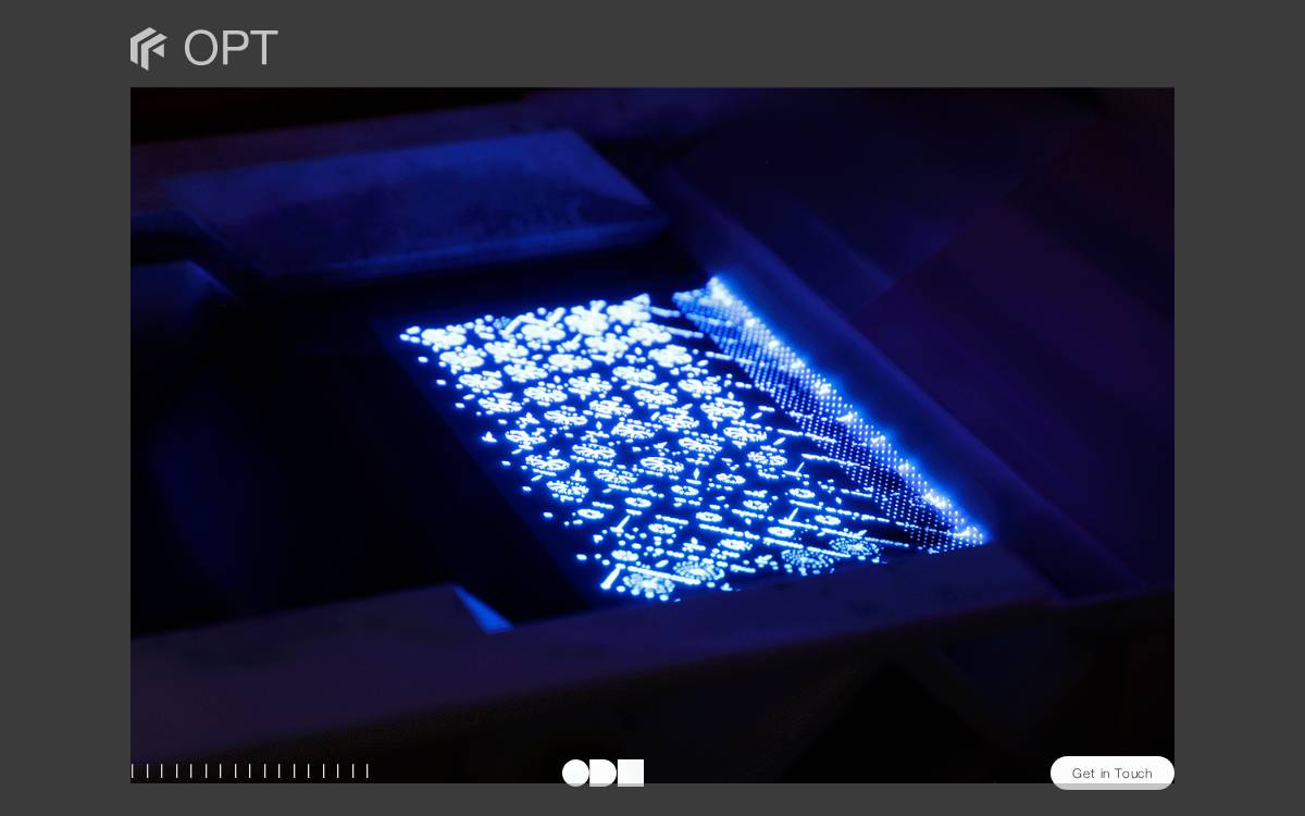 OPT Industries website preview