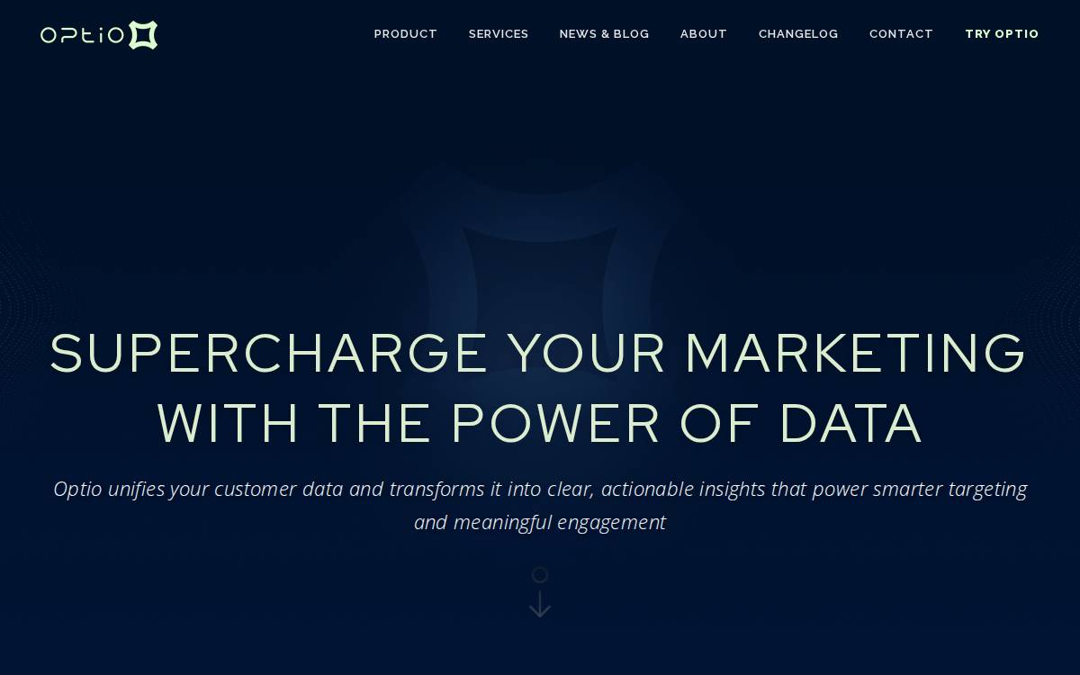 Optio.Ai website preview