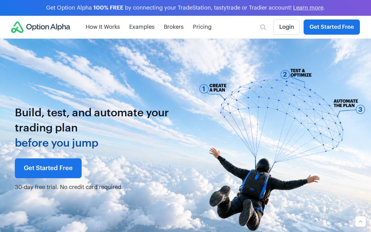 Option Alpha website preview