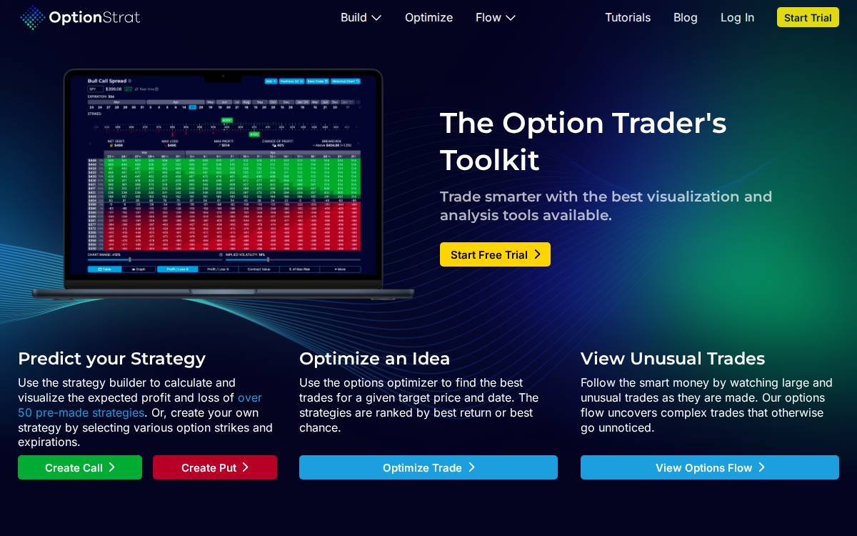 OptionStrat website preview