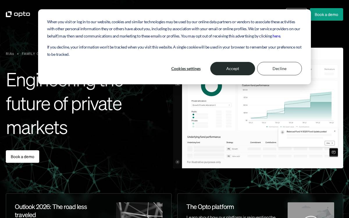 Opto website preview