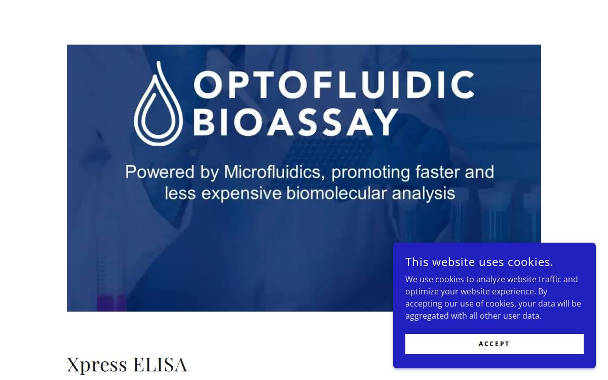Optobio website preview