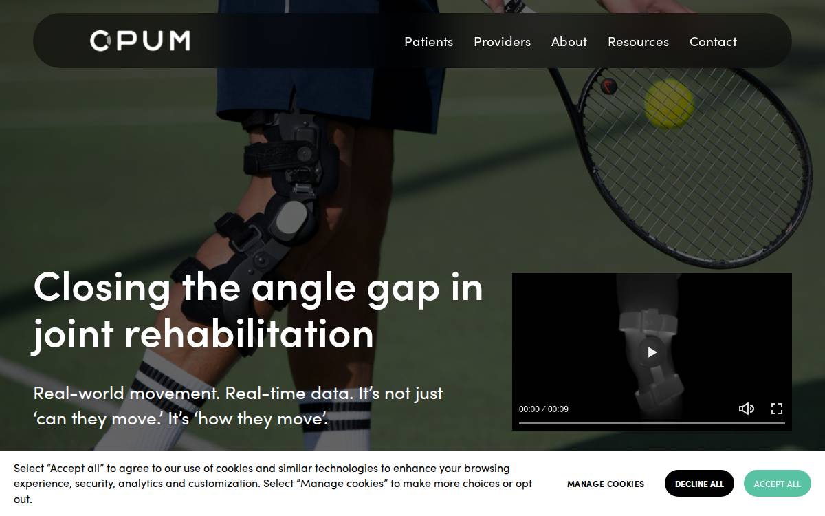 Opum Technology website preview