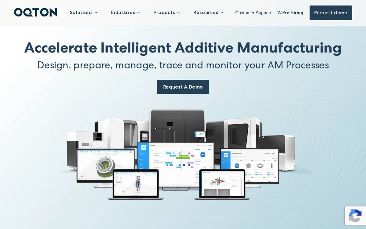 Oqton website preview