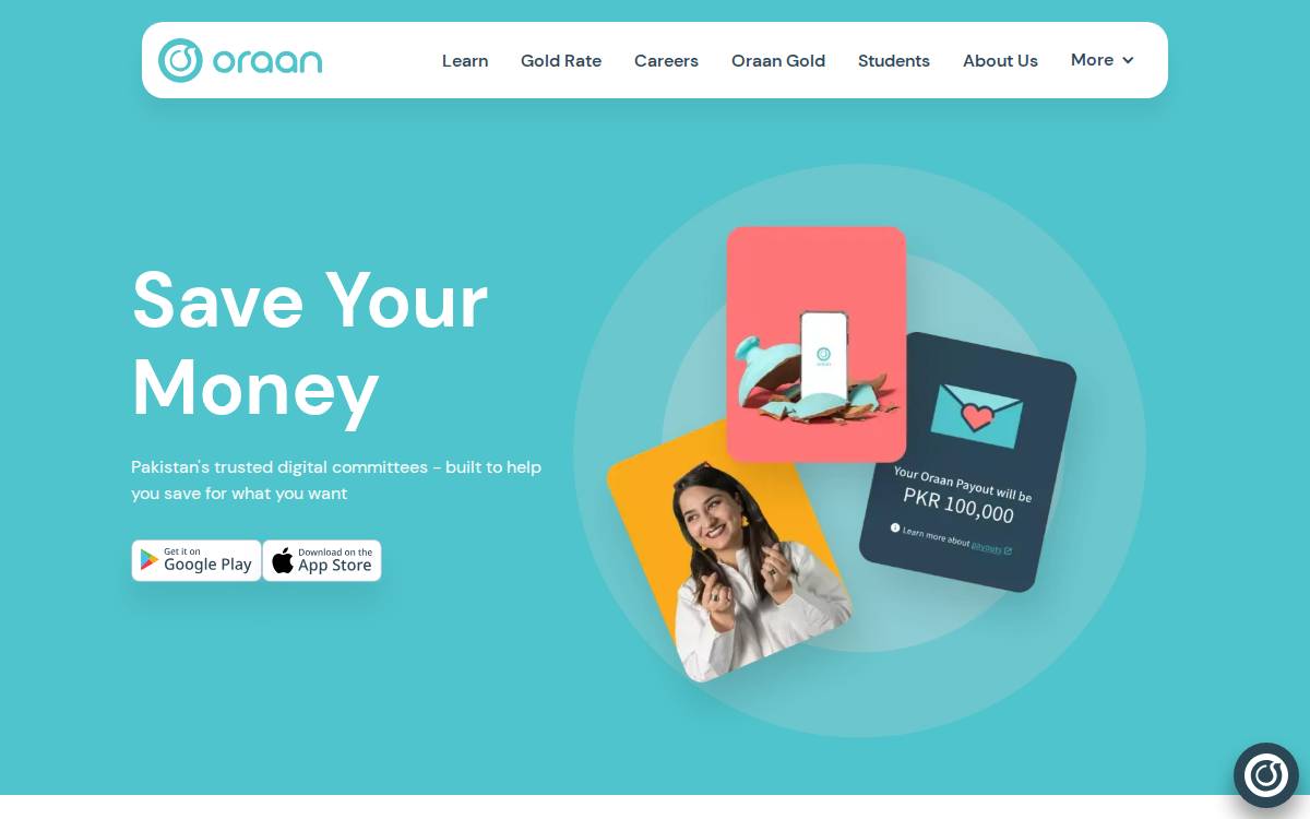 Oraan website preview