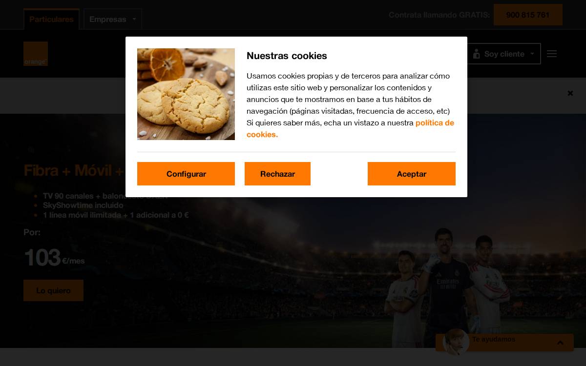 Orange website preview