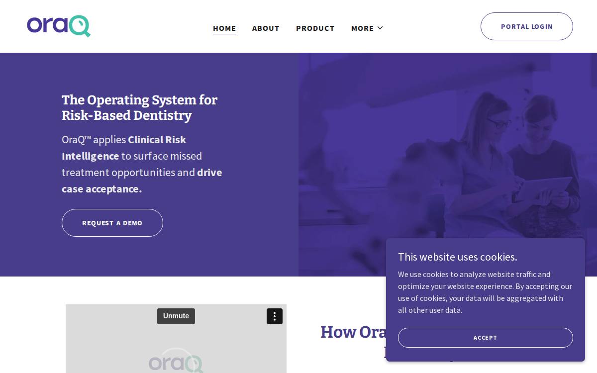 OraQ AI website preview