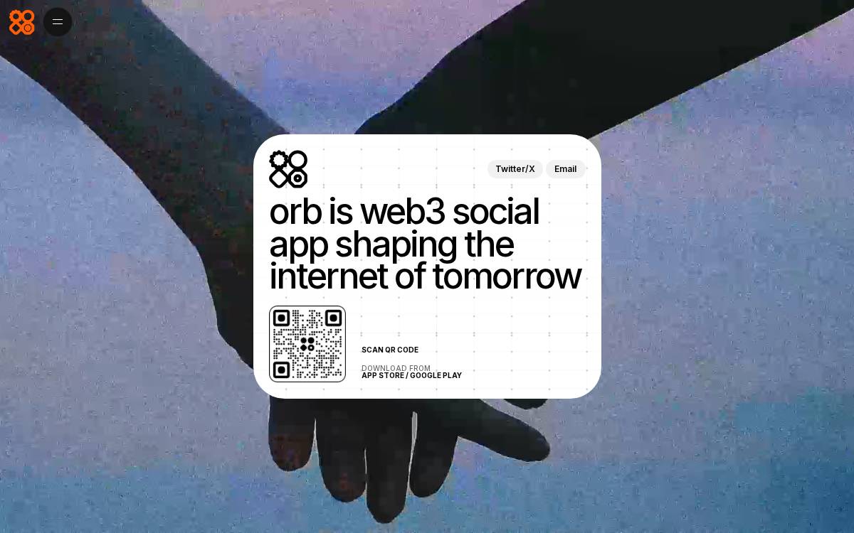Orb website preview