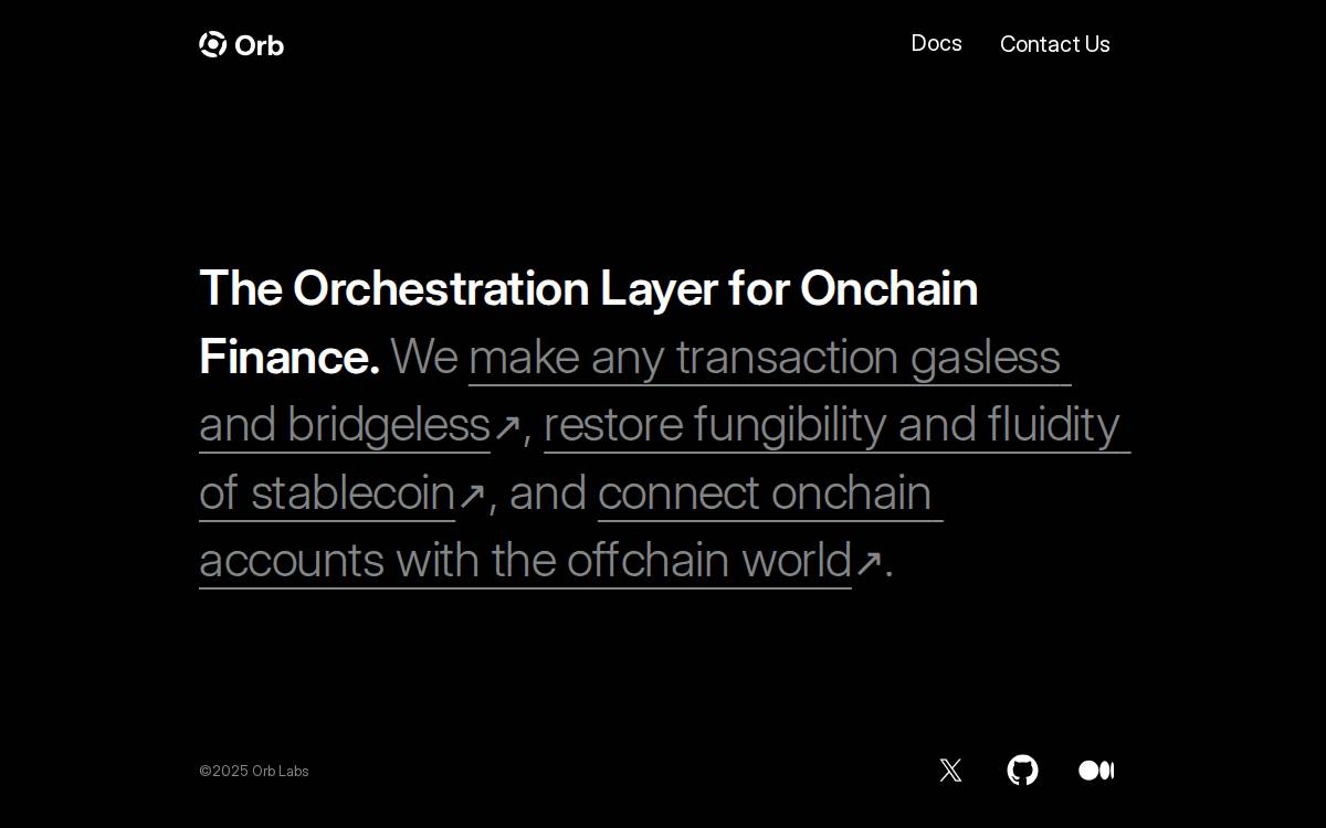 Orb Labs website preview