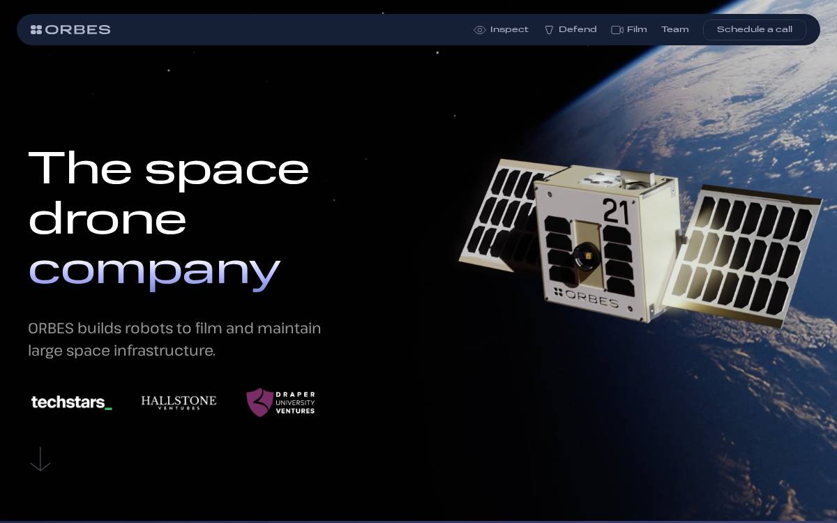 ORBES website preview