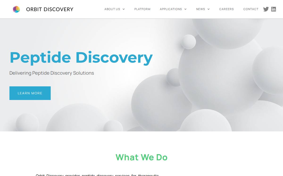 Orbit Discovery website preview
