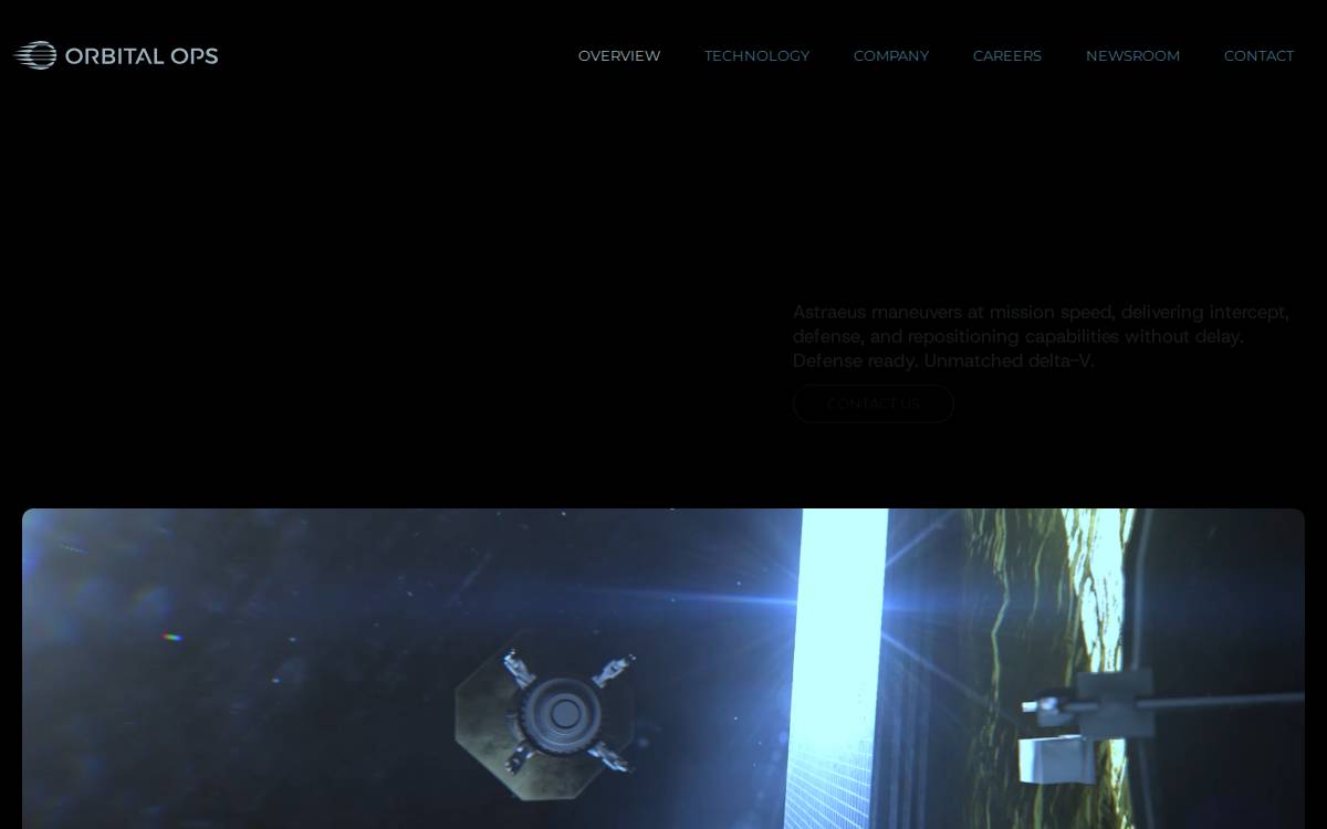 Orbital Operations website preview