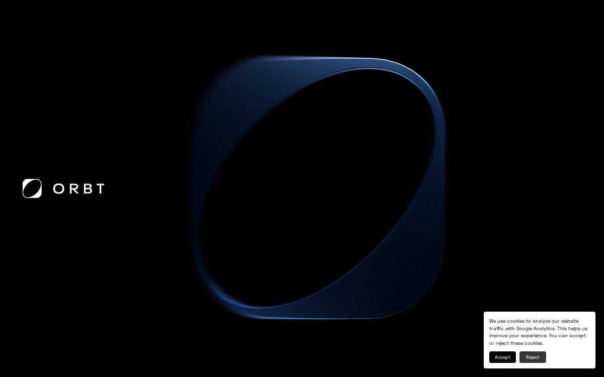 Orbt website preview