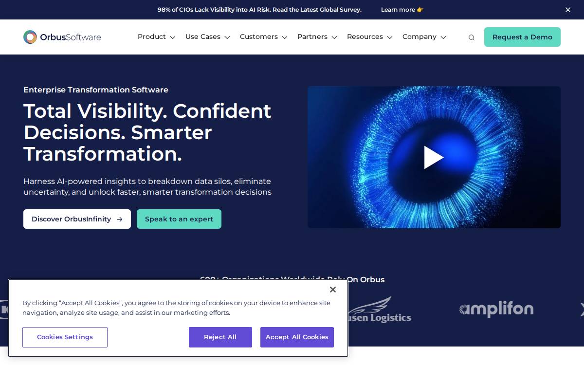 Orbus Software website preview