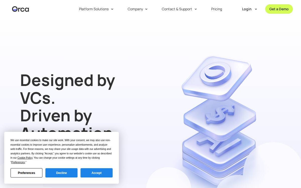 Orca website preview
