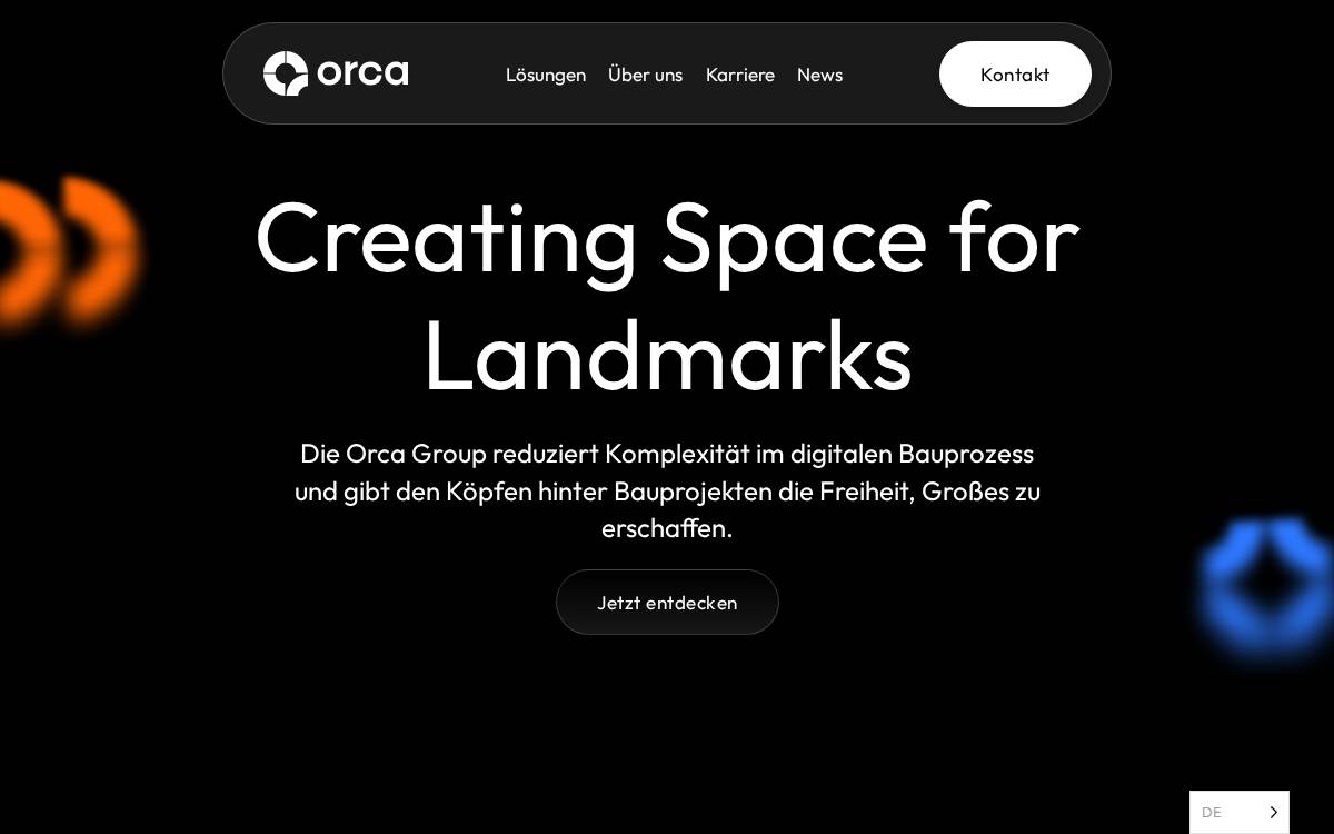 ORCA website preview