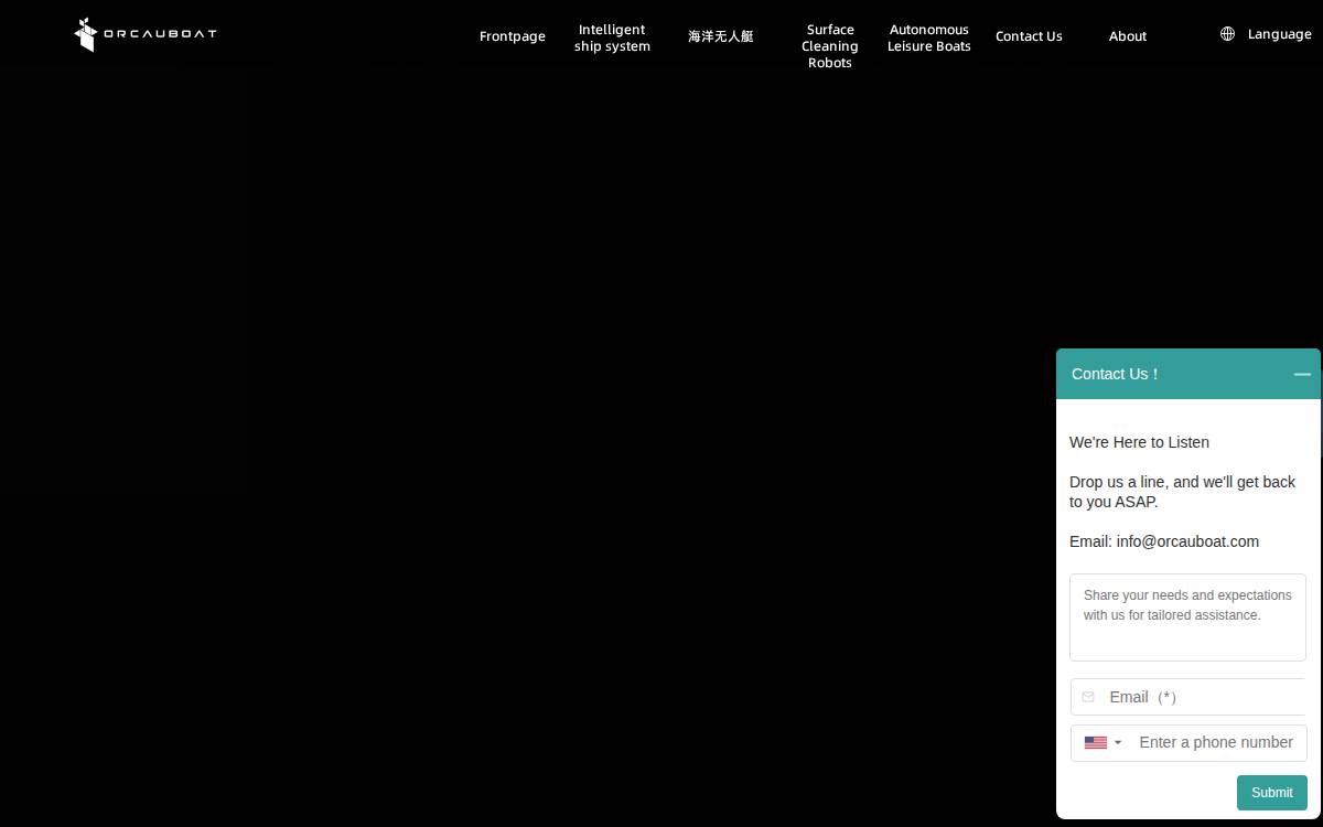 Orca Tech website preview