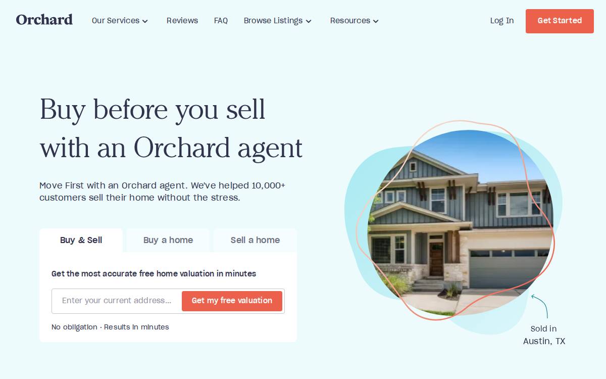 Orchard website preview