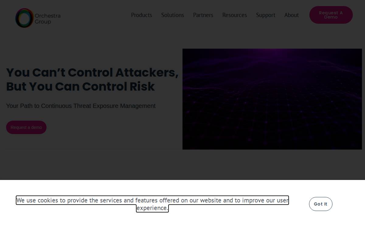 Orchestragroup website preview