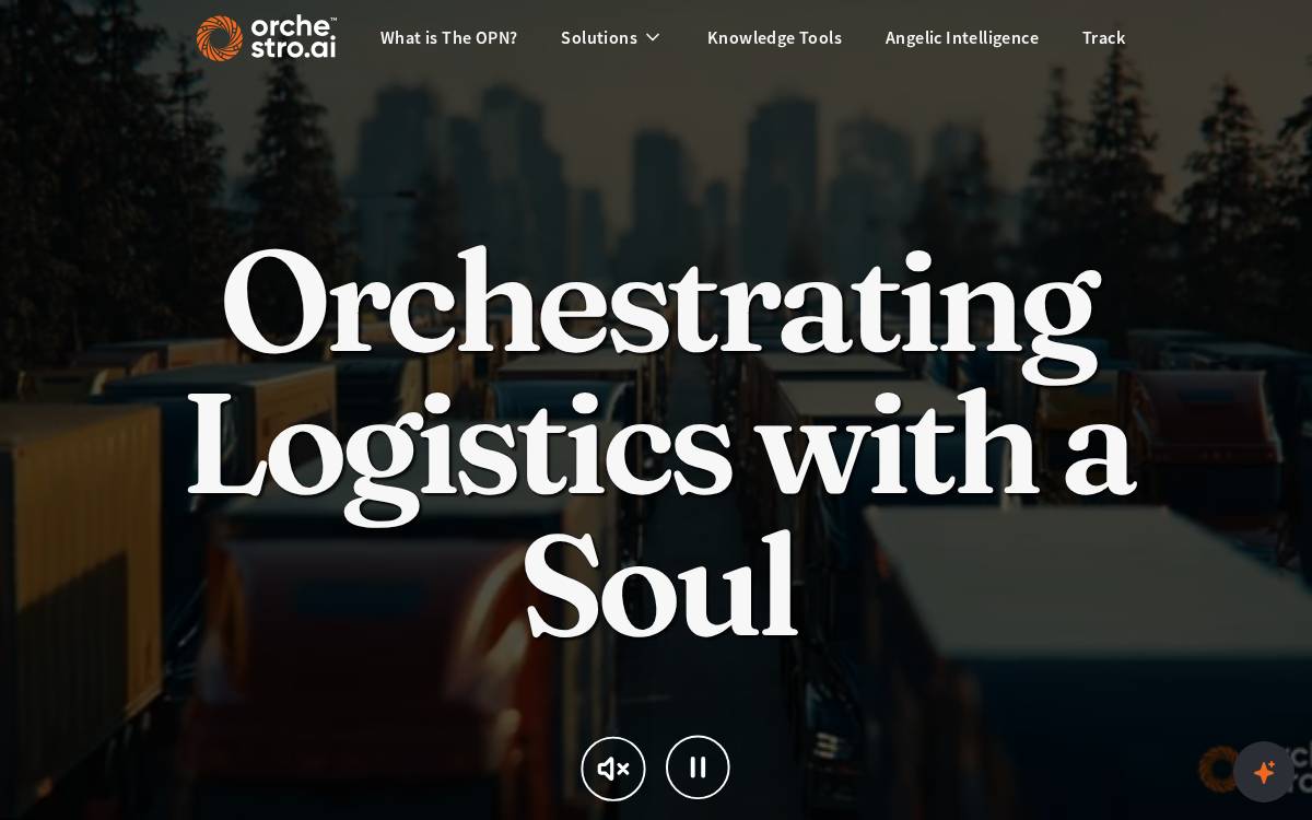 Orchestro website preview