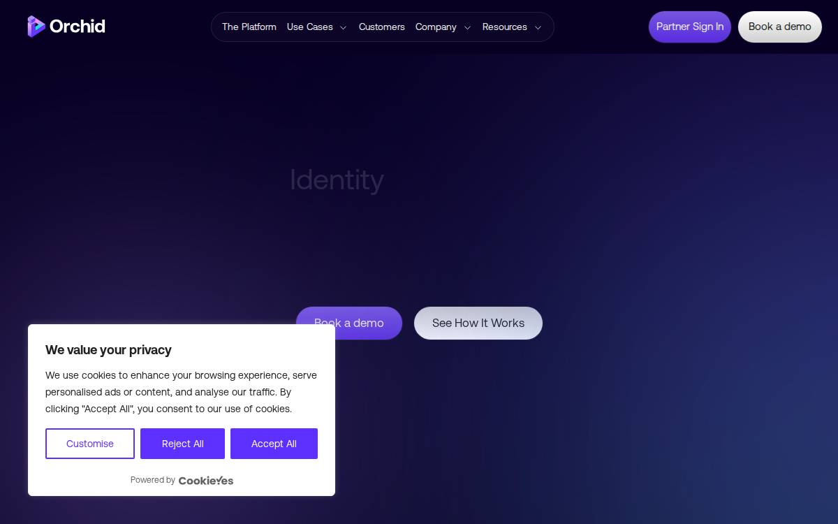 orchid website preview