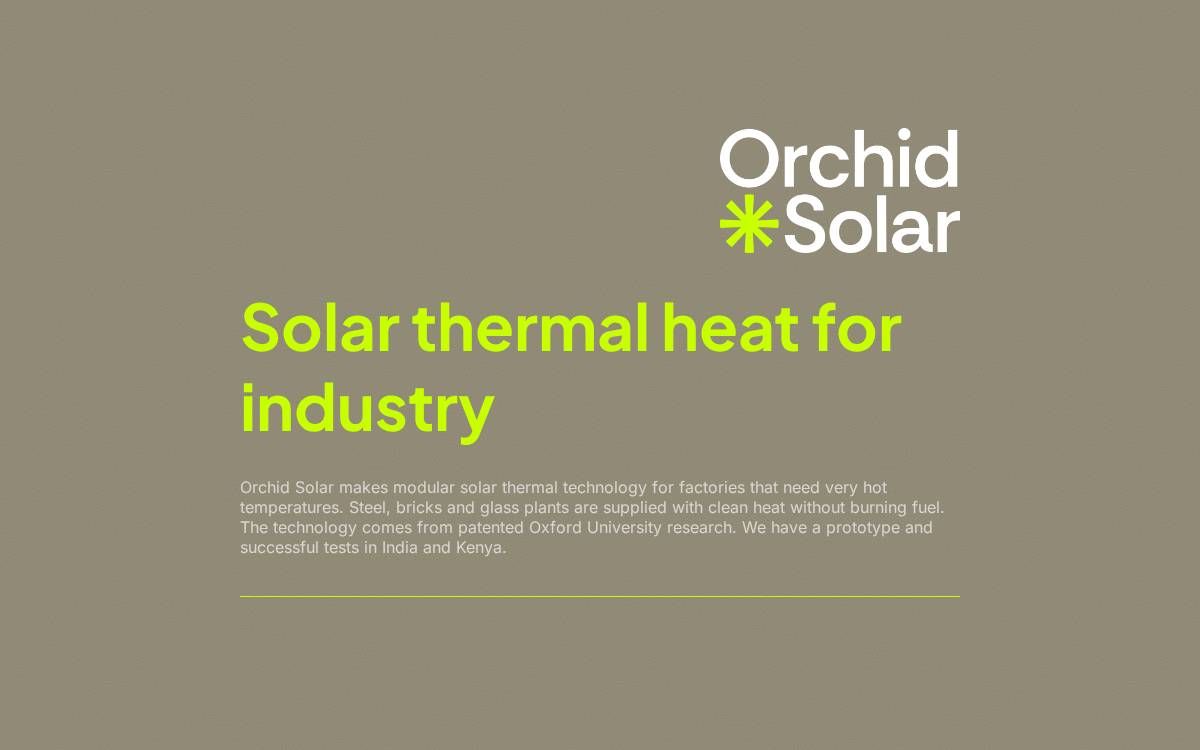 Orchid Solar website preview