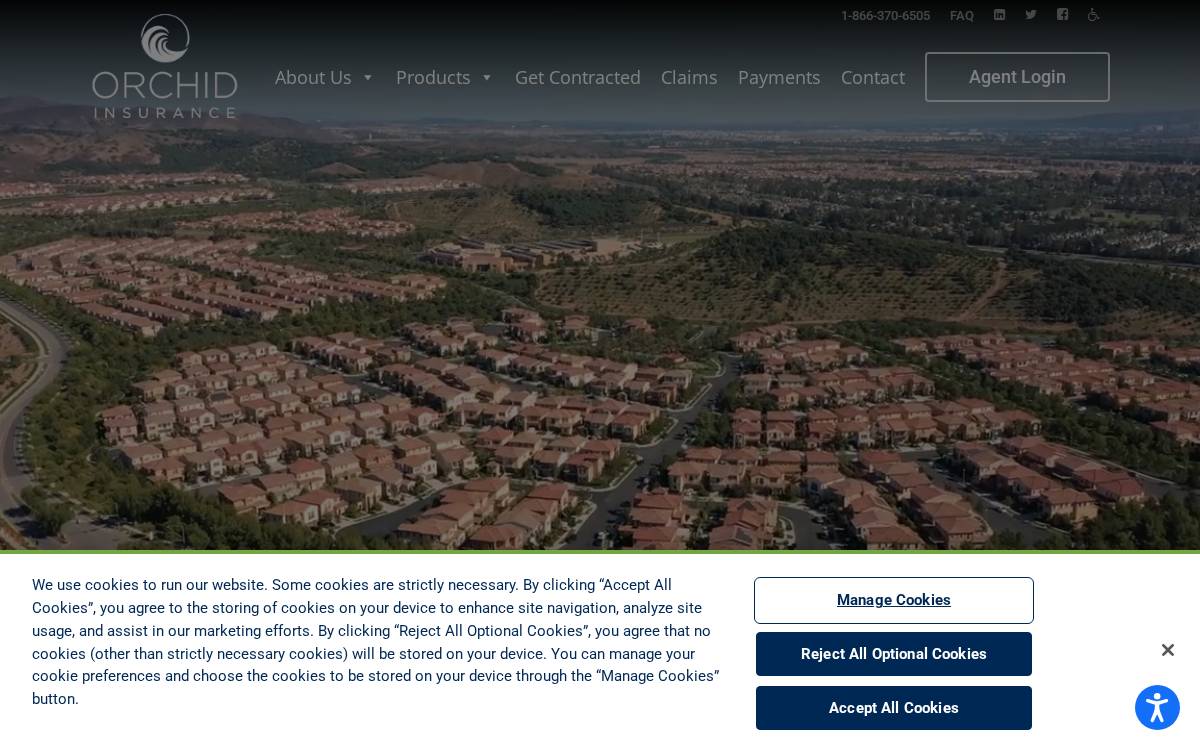 Orchidinsurance website preview