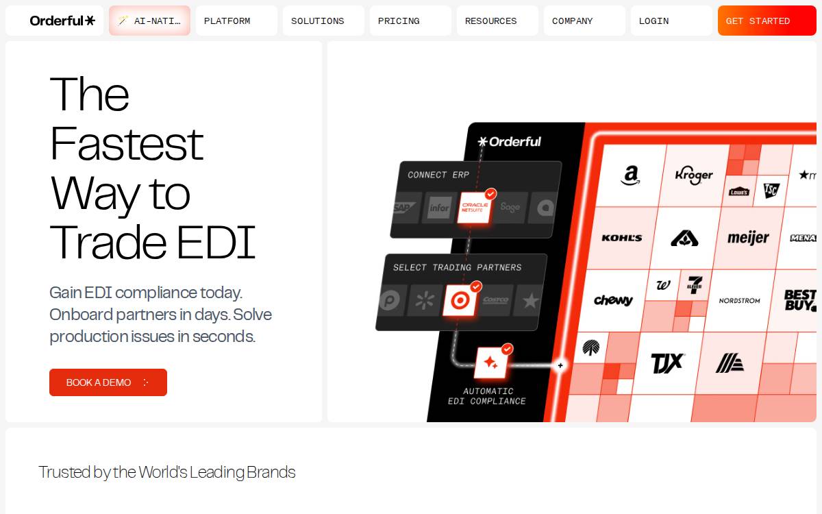 Orderful website preview