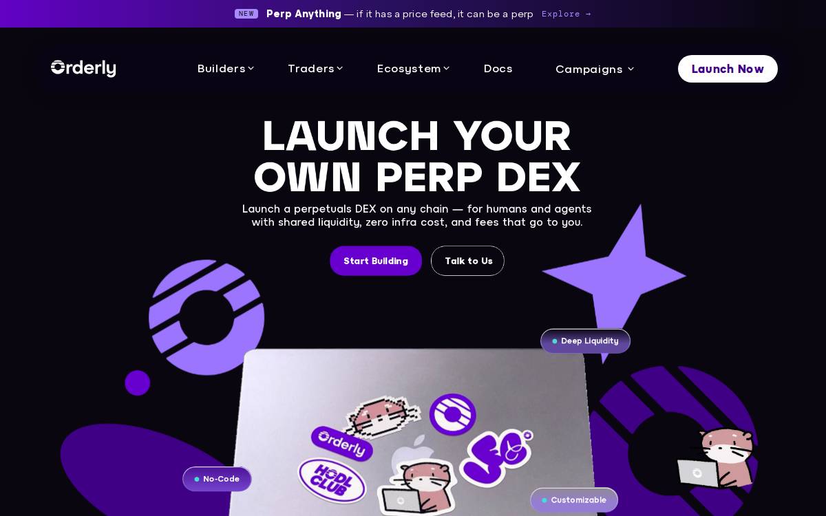 Orderly website preview