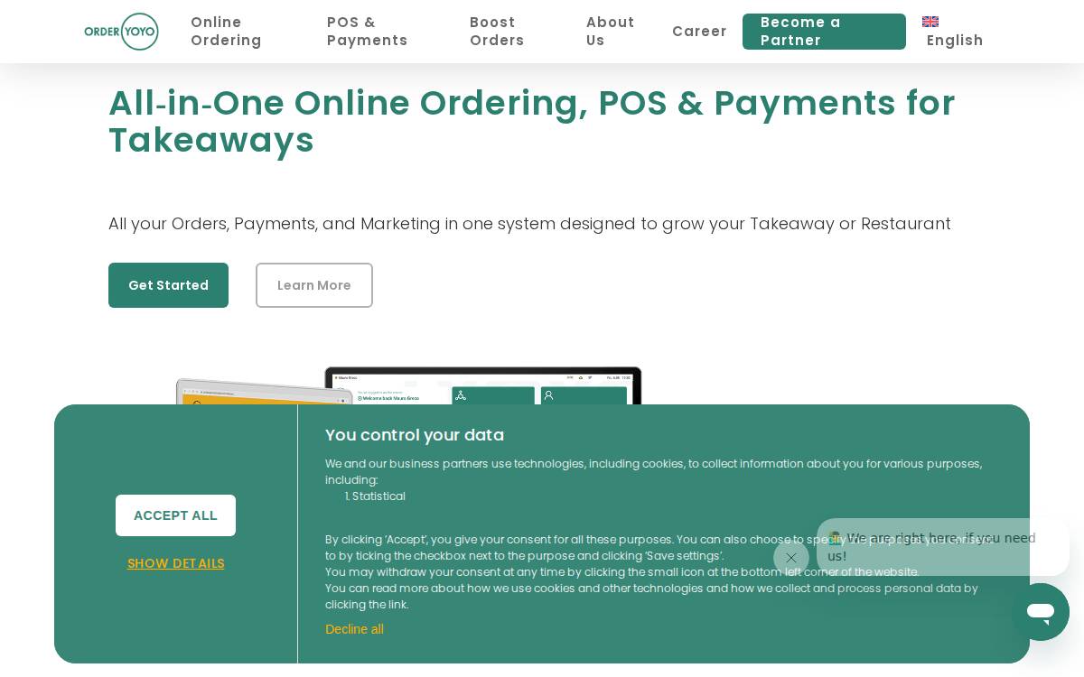 OrderYOYO website preview