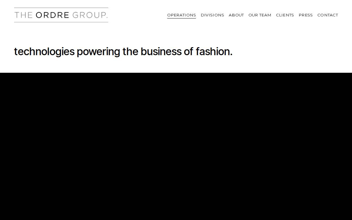 ORDRE website preview