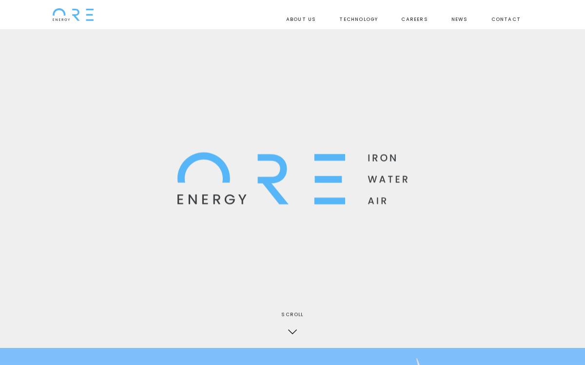 Ore Energy website preview