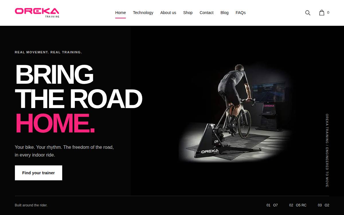 Oreka website preview