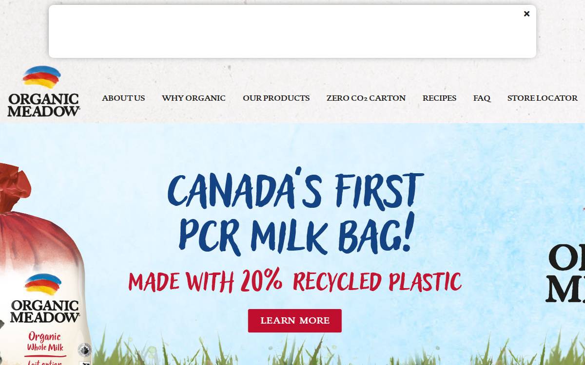Organicmeadow website preview