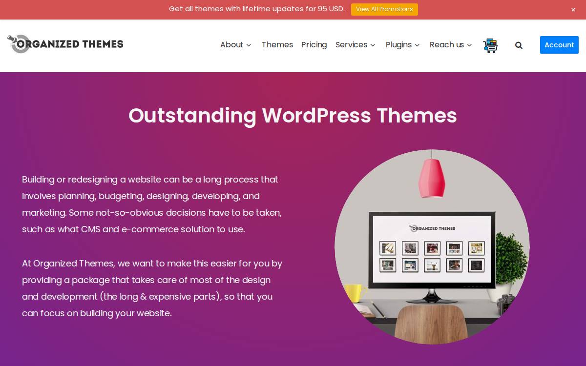 Organizedthemes website preview