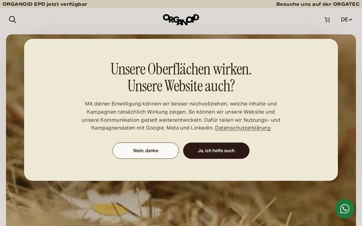 Organoids website preview