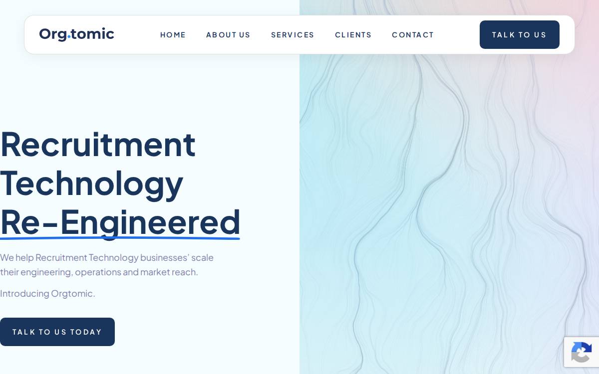 Orgtomic website preview