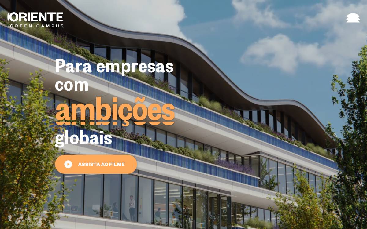 Oriente Green Campus website preview
