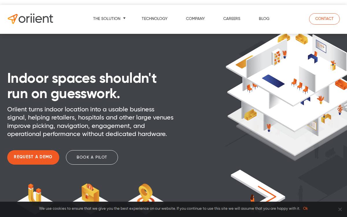 Oriient website preview