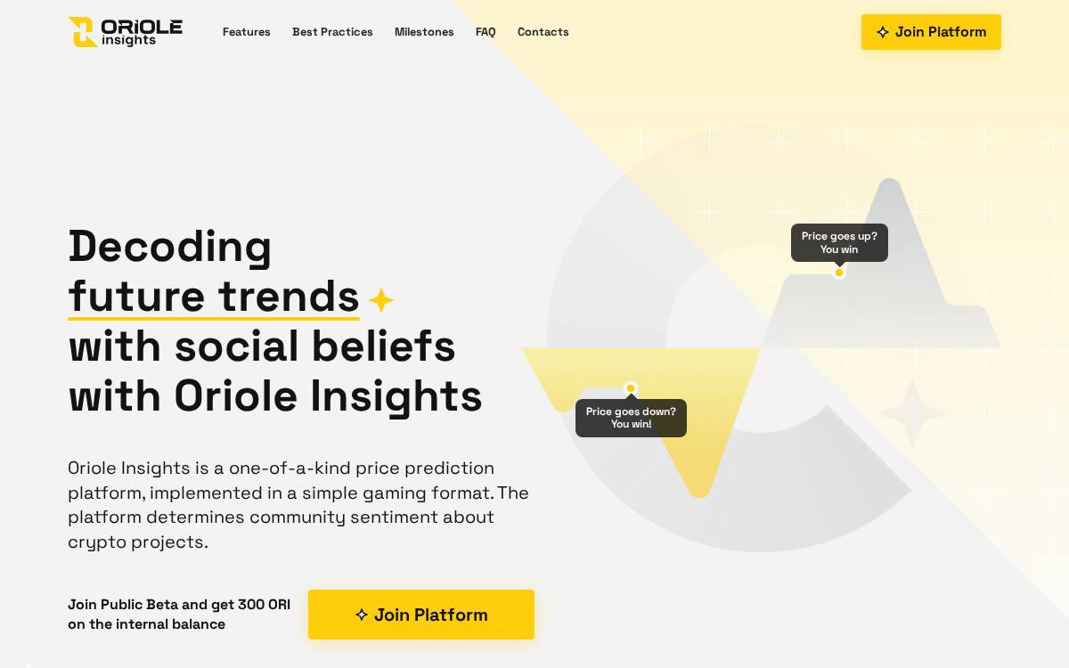 Oriole Insights website preview