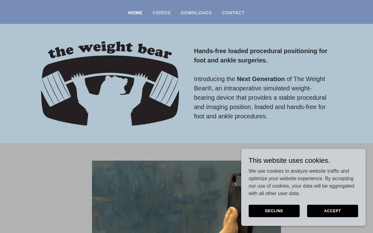Orthios Innovations website preview