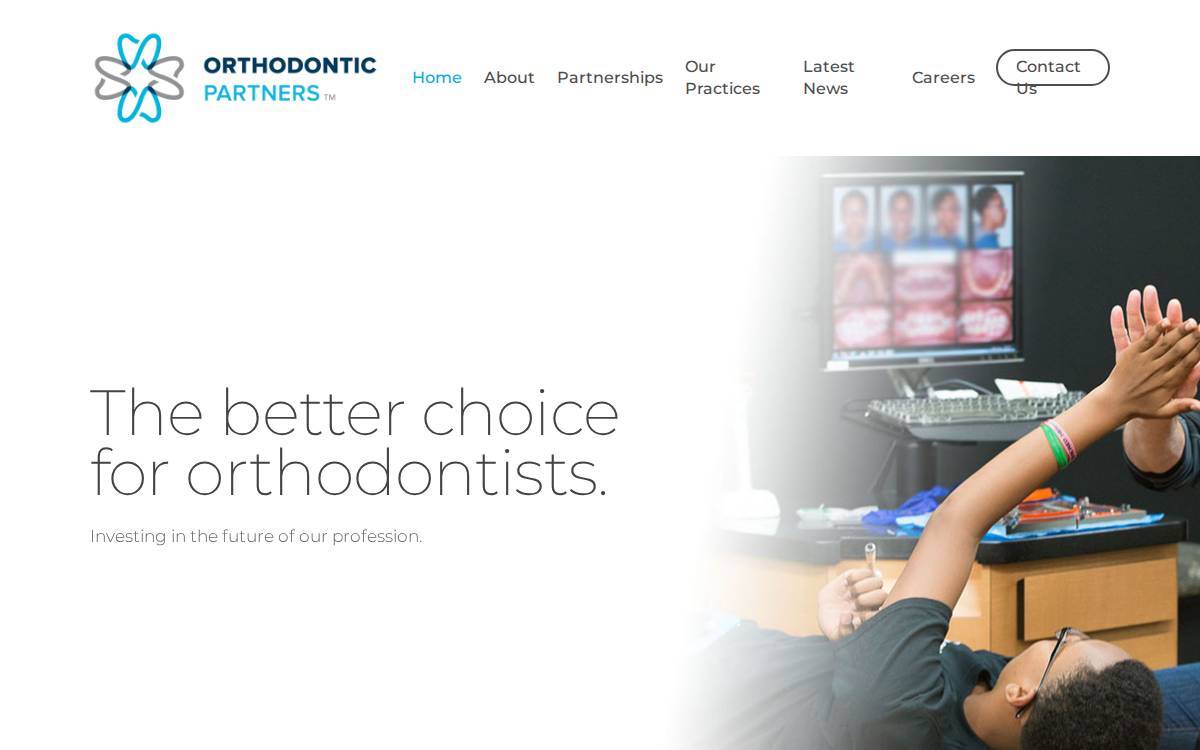 Orthodontic Partners website preview