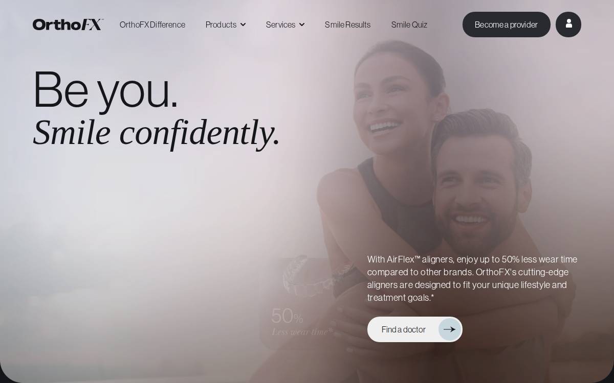 OrthoFX website preview